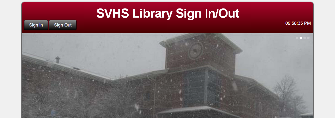 Student Sign In Page